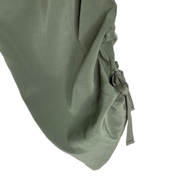 Chico’s New Sage Green Pull on Pants with Drawstring Leg Convert to Capri Size 0 - Picture 10 of 11